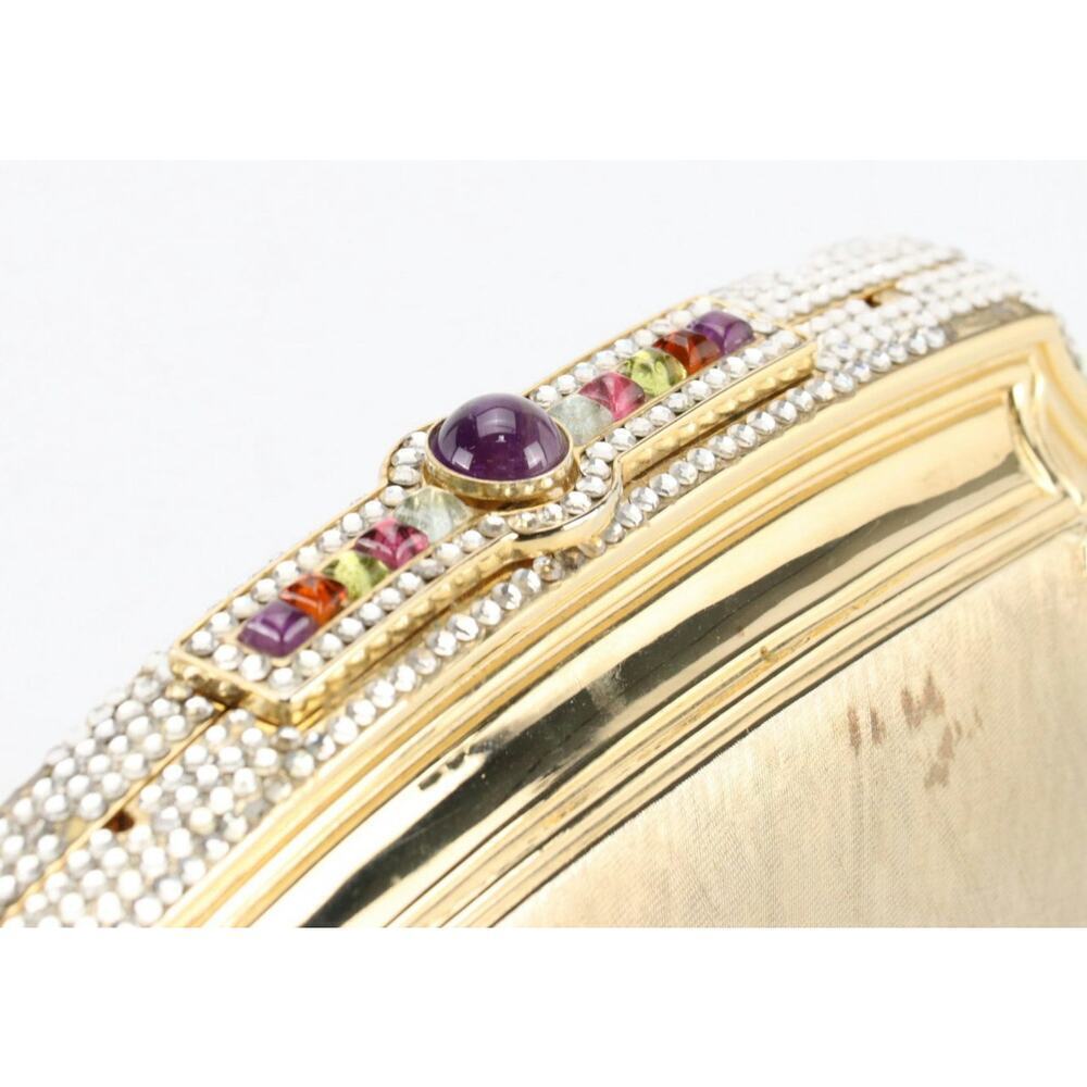 Judith Leiber Convertible Minaudière with Gemstone/Crystal Trim and Accessories - Picture 7 of 12